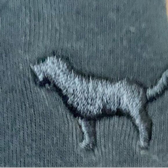 Pink Victoria’s Secret black leggings. - Picture 2 of 5